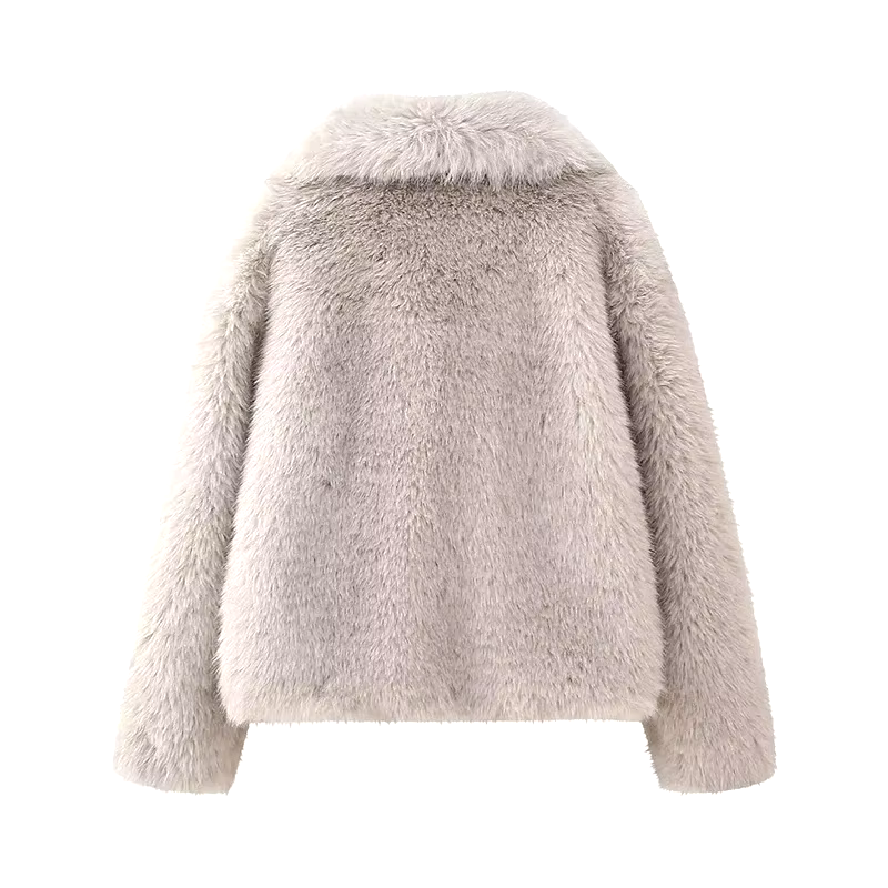 FurVerona™ Manteau Luxueux en Fausse Fourrure pour une Chaleur Élégante