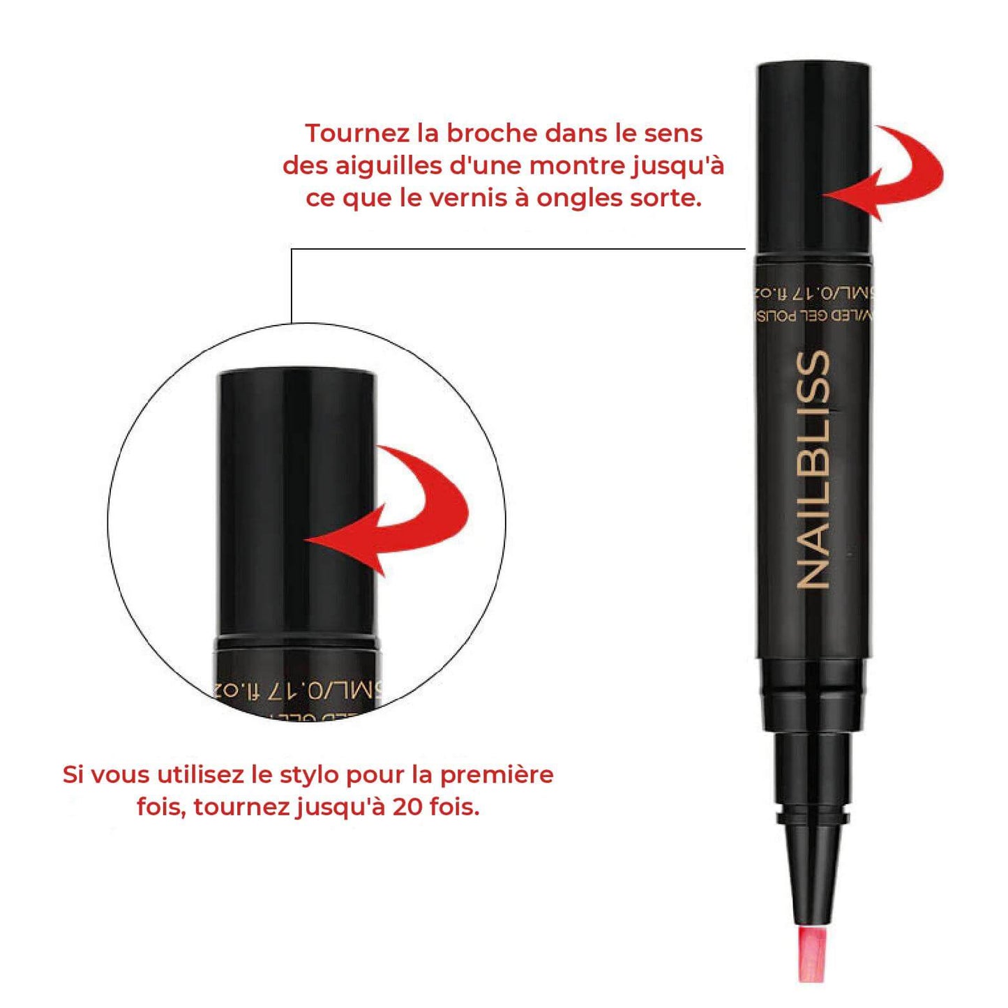 1+1 GRATUIT | Stylo Gel pour Ongles GelGlide™