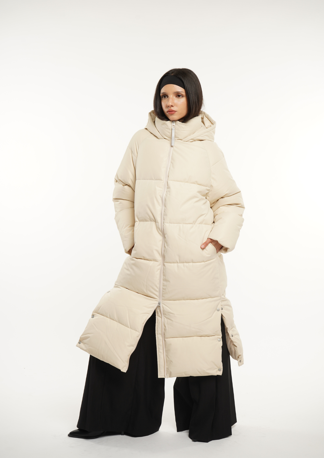 ThermaCoat™ - Manteau d'Hiver à Double Zip et Capuche