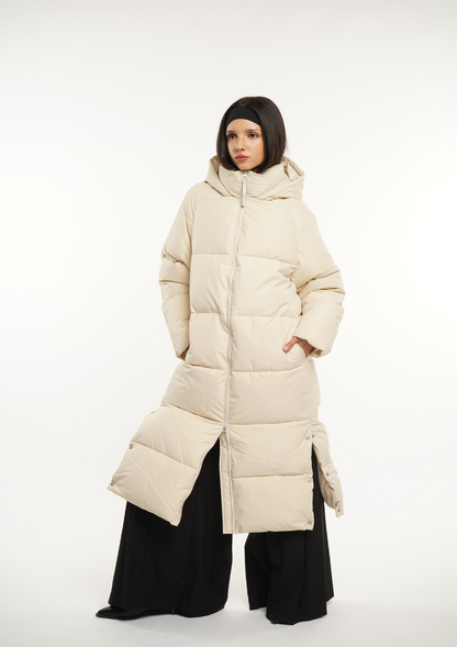 ThermaCoat™ - Manteau d'Hiver à Double Zip et Capuche