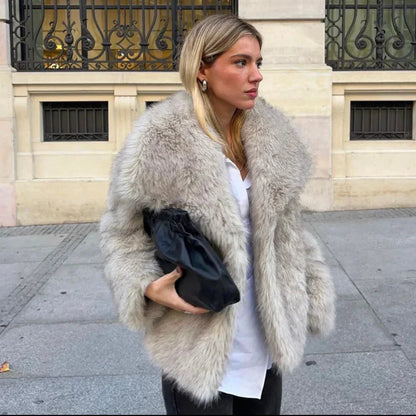 ArcticStyle™ - Veste en Fausse Fourrure Luxueuse et Chaude | -50%