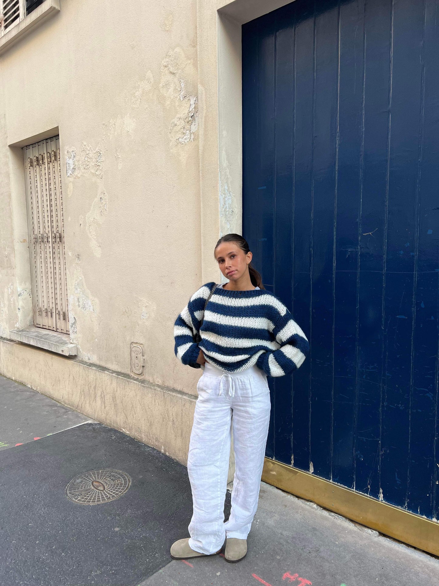 Pull Élégant À Rayures Subtiles StrikChic™