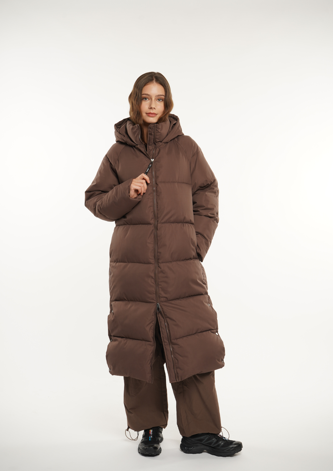 ThermaCoat™ - Manteau d'Hiver à Double Zip et Capuche