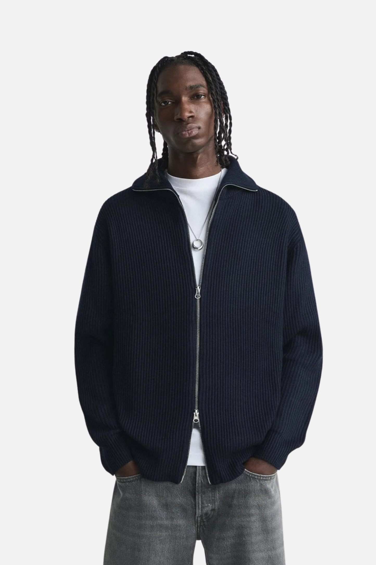 -50% Promotion | Gilet Zippé RibbedEase™ Pour Un Look Intemporel