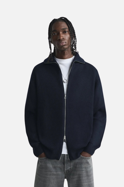 -50% Promotion | Gilet Zippé RibbedEase™ Pour Un Look Intemporel