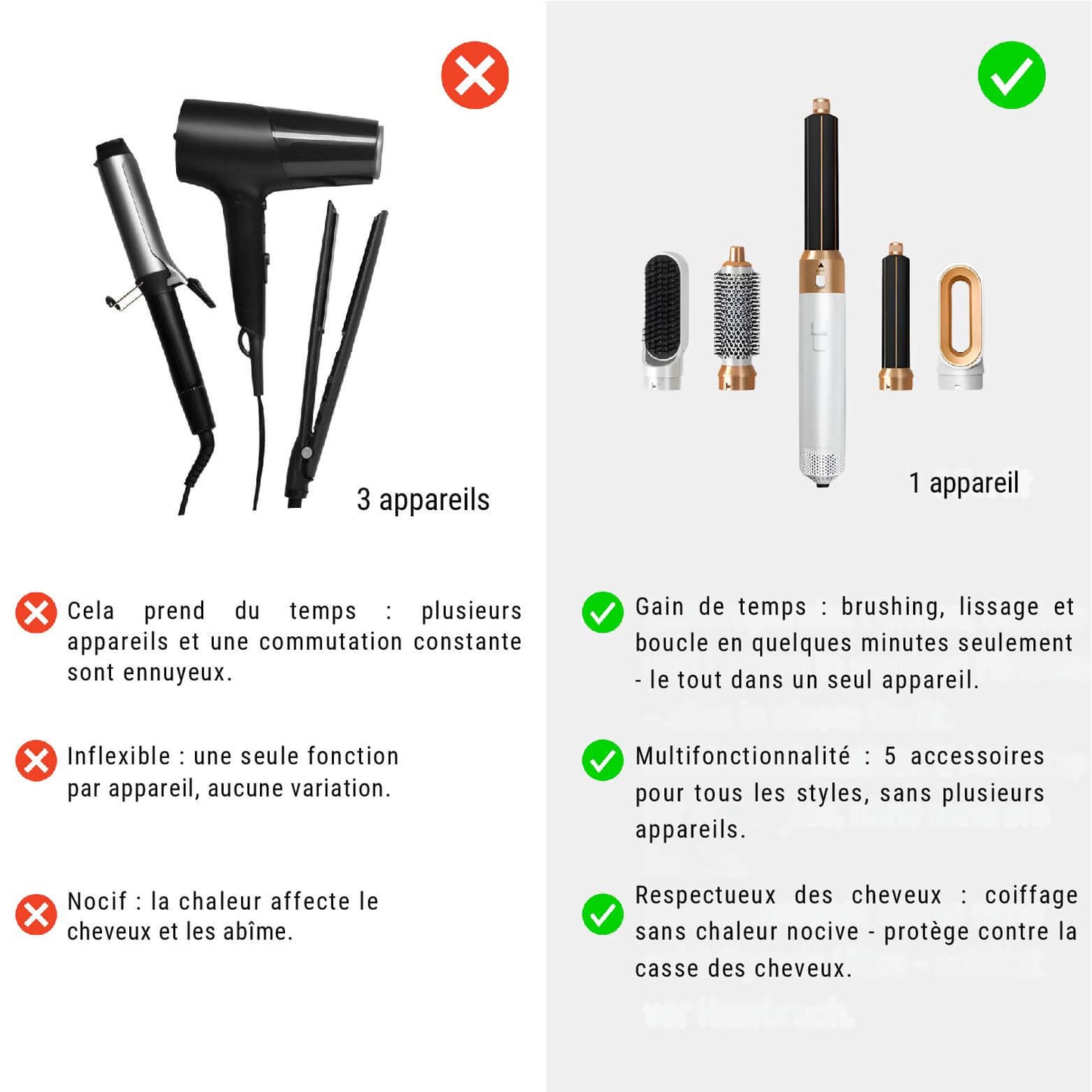 SilkStyler™ - Soin Capillaire 5-en-1 Polyvalent !