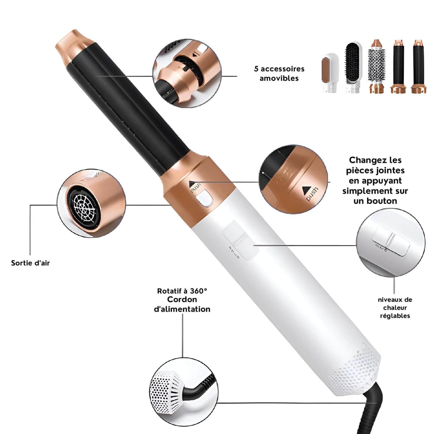 SilkStyler™ - Soin Capillaire 5-en-1 Polyvalent !