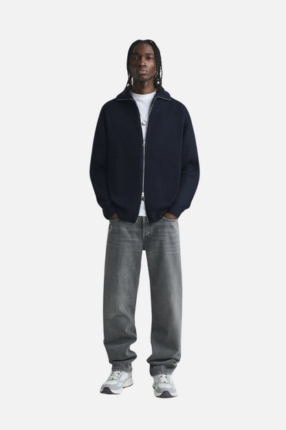 -50% Promotion | Gilet Zippé RibbedEase™ Pour Un Look Intemporel
