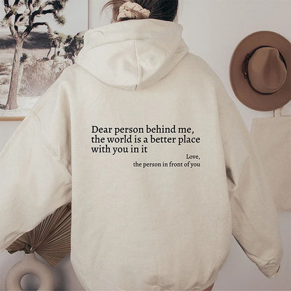 ChillPrint™ - Hoodie Stylé Avec Message au Dos