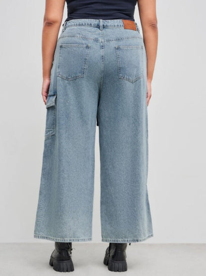 1+1 GRATUIT | DenimChic™ – Jean Taille Haute Tendance avec Nœuds