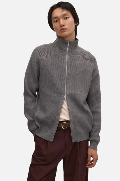 -50% Promotion | Gilet Zippé RibbedEase™ Pour Un Look Intemporel