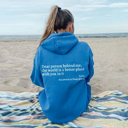 ChillPrint™ - Hoodie Stylé Avec Message au Dos