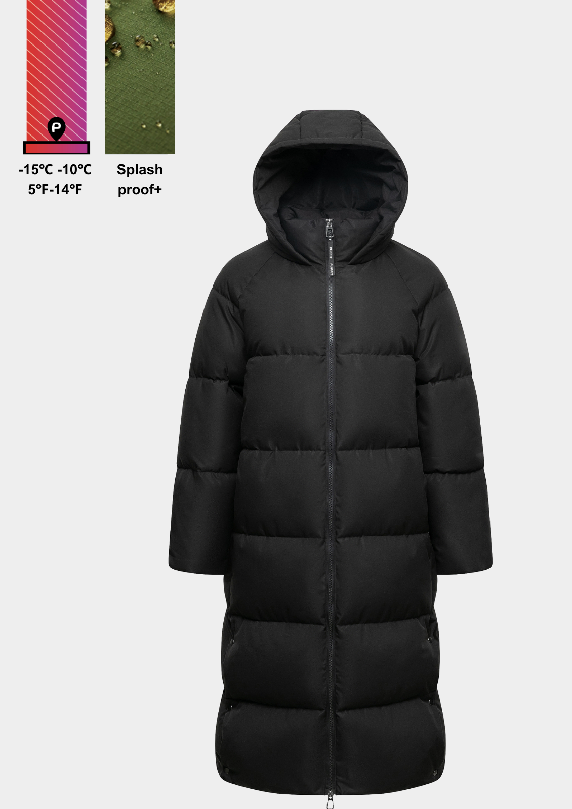 ThermaCoat™ - Manteau d'Hiver à Double Zip et Capuche