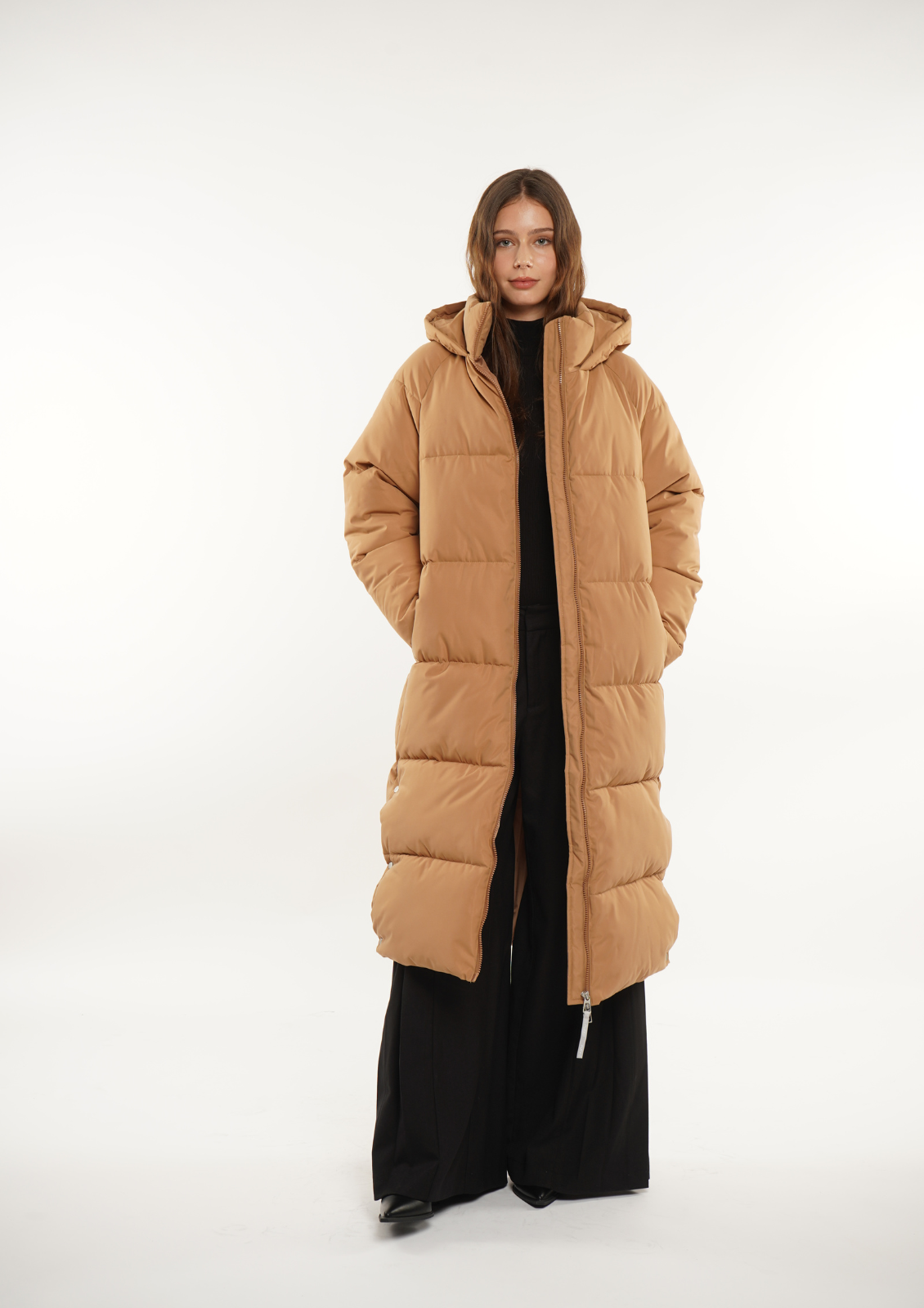 ThermaCoat™ - Manteau d'Hiver à Double Zip et Capuche