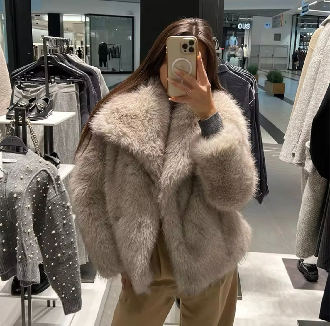 WinterFaux™ - Manteau Confortable À Manches Longues Pour Femmes