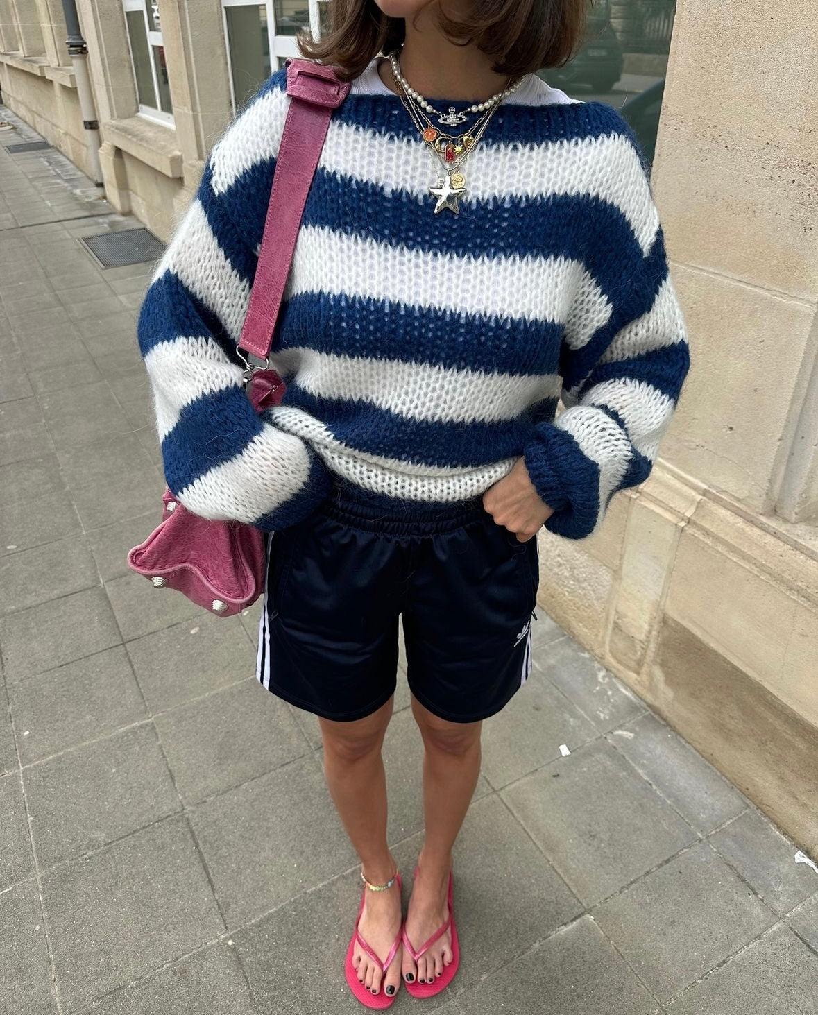 Pull Élégant À Rayures Subtiles StrikChic™