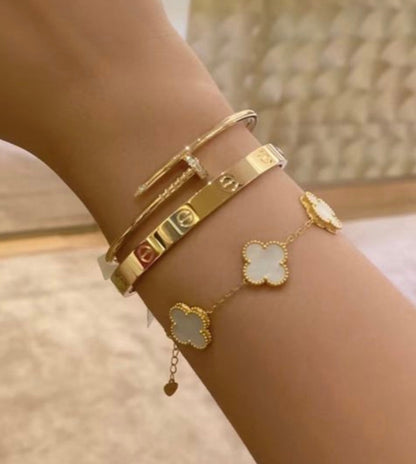 Harmonie Dorée™ - Magnifique Set de Bracelets de Luxe