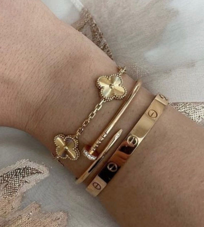 Harmonie Dorée™ - Magnifique Set de Bracelets de Luxe