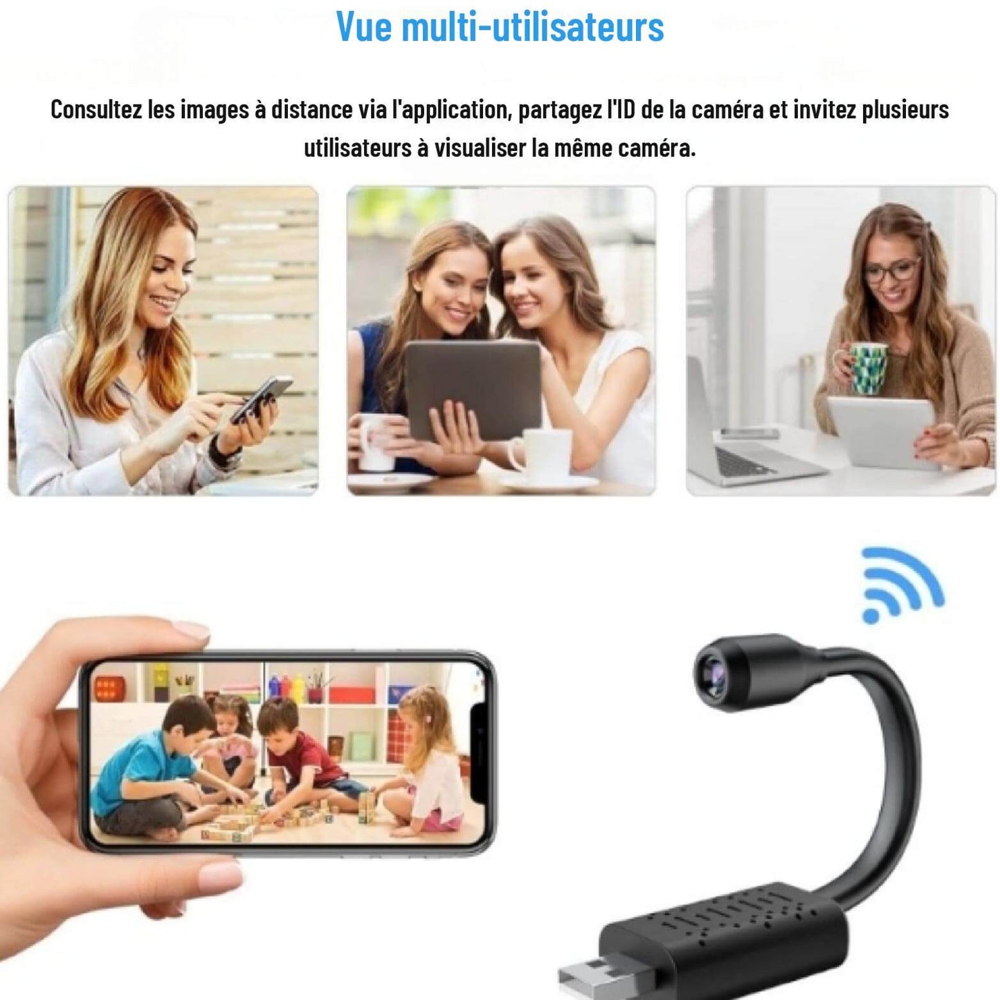 InvisiCam™ 360 Mini Caméra Espion