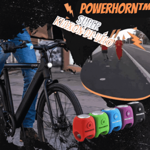 PowerHorn™ | Super Klaxon de Vélo (1+1 GRATUIT)