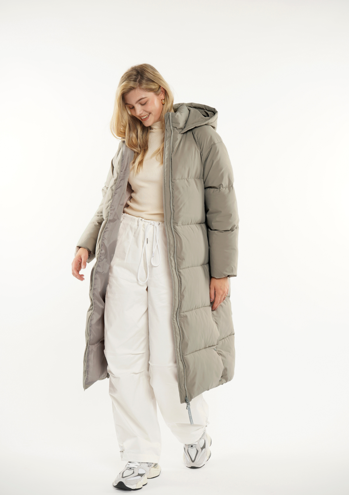 ThermaCoat™ - Manteau d'Hiver à Double Zip et Capuche