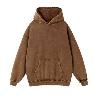 50 % de Réduction | Hoodie VitaShield™ Black Acid Wash