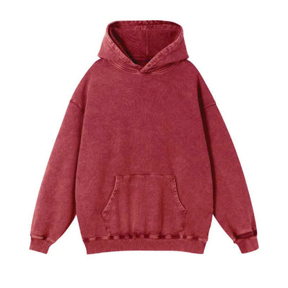 50 % de Réduction | Hoodie VitaShield™ Black Acid Wash