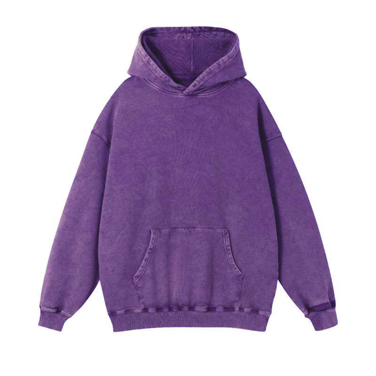 50 % de Réduction | Hoodie VitaShield™ Black Acid Wash