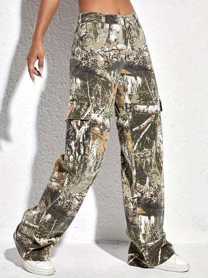 UrbanMove™ - Pantalon Denim Polyvalent à Imprimé Camouflage