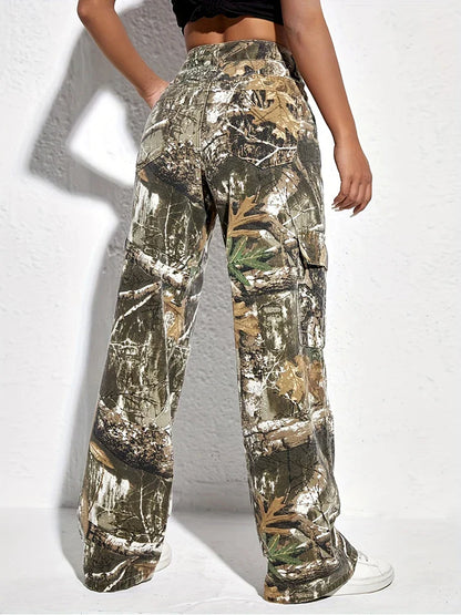 UrbanMove™ - Pantalon Denim Polyvalent à Imprimé Camouflage