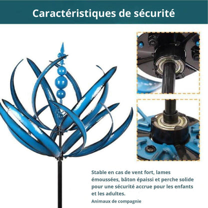 SerenitySpin™ - Vivez la beauté du moulin à vent Lotus