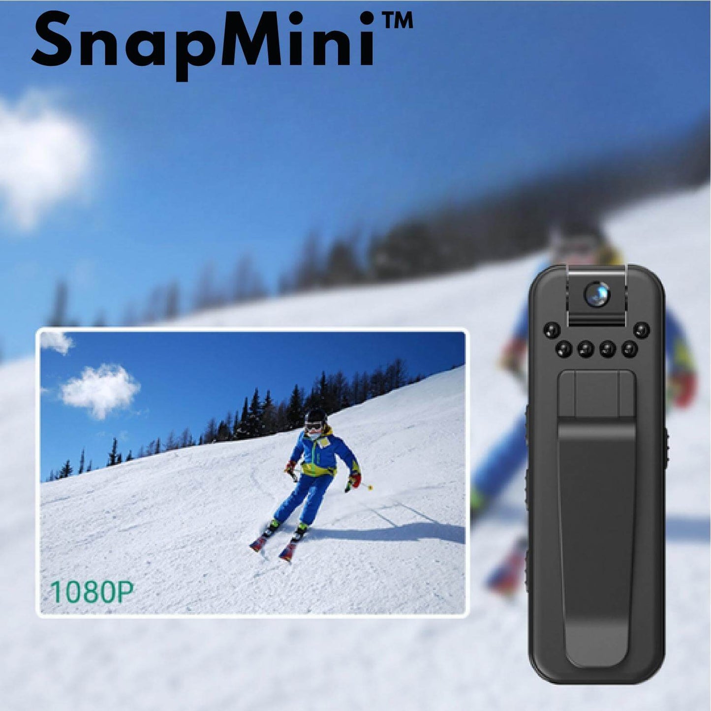 Caméra Mini 1080p SnapMini™ Pro