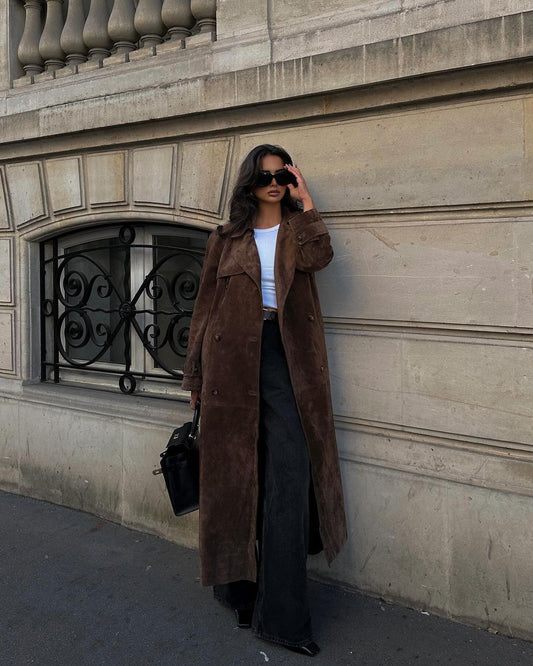 CityGlam™ Trenchcoat – Élégance Raffinée pour le Jour et la Nuit