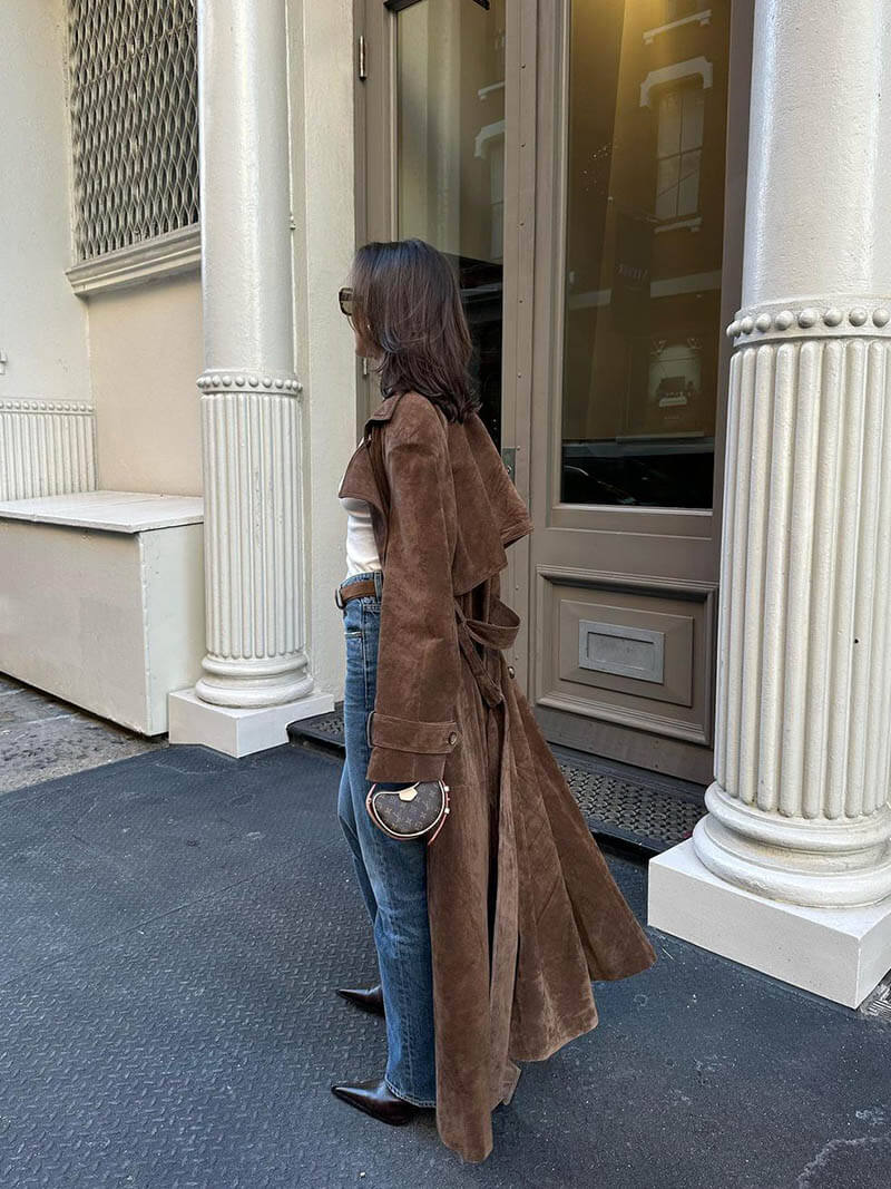 Moderna™ Trench-Coat Intemporel - L'Alliance Parfaite de Classe et Confort