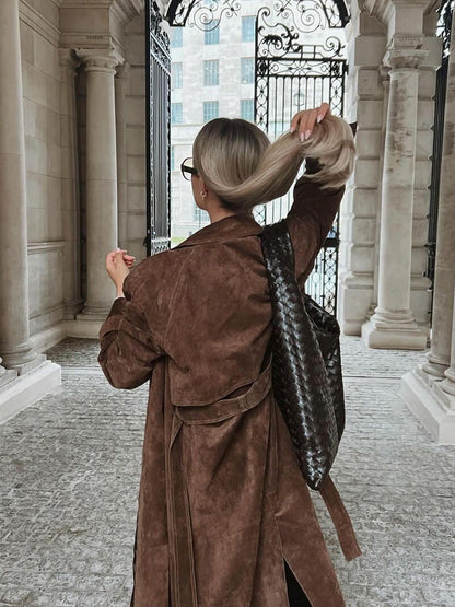Moderna™ Trench-Coat Intemporel - L'Alliance Parfaite de Classe et Confort