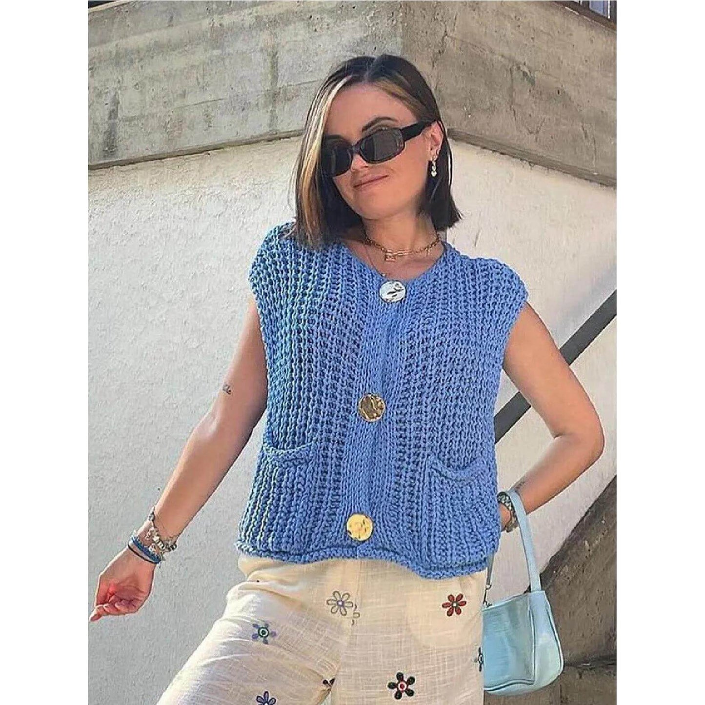 Gilet KnusKnit™ – Look Classique avec une Touche Moderne