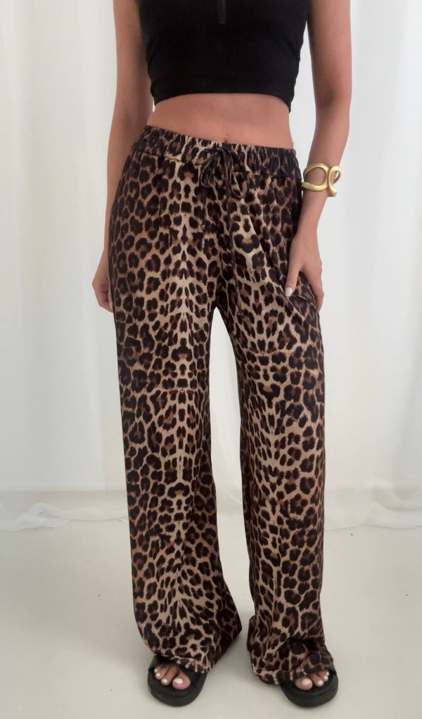ChicSavage™ – Pantalon Élégant à Imprimé Léopard