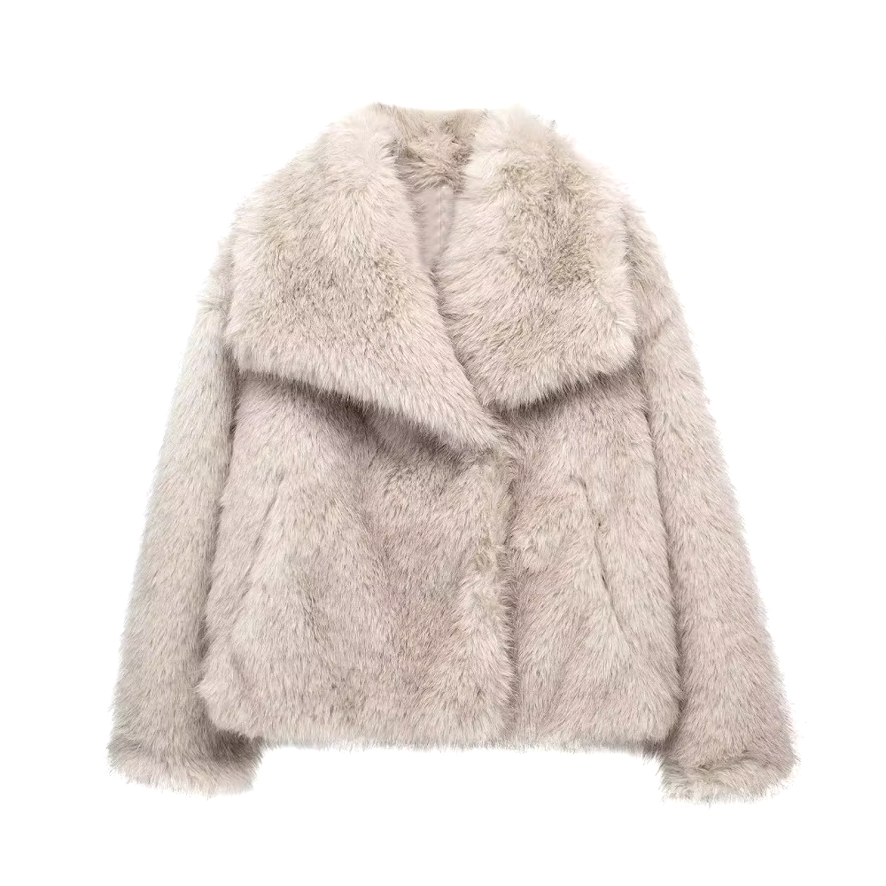FurVerona™ Manteau Luxueux en Fausse Fourrure pour une Chaleur Élégante