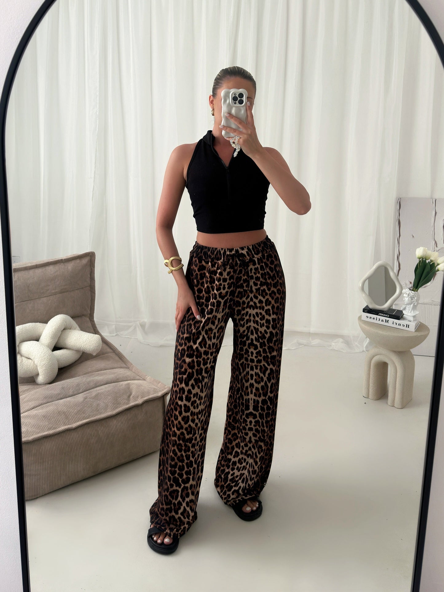 ChicSavage™ – Pantalon Élégant à Imprimé Léopard