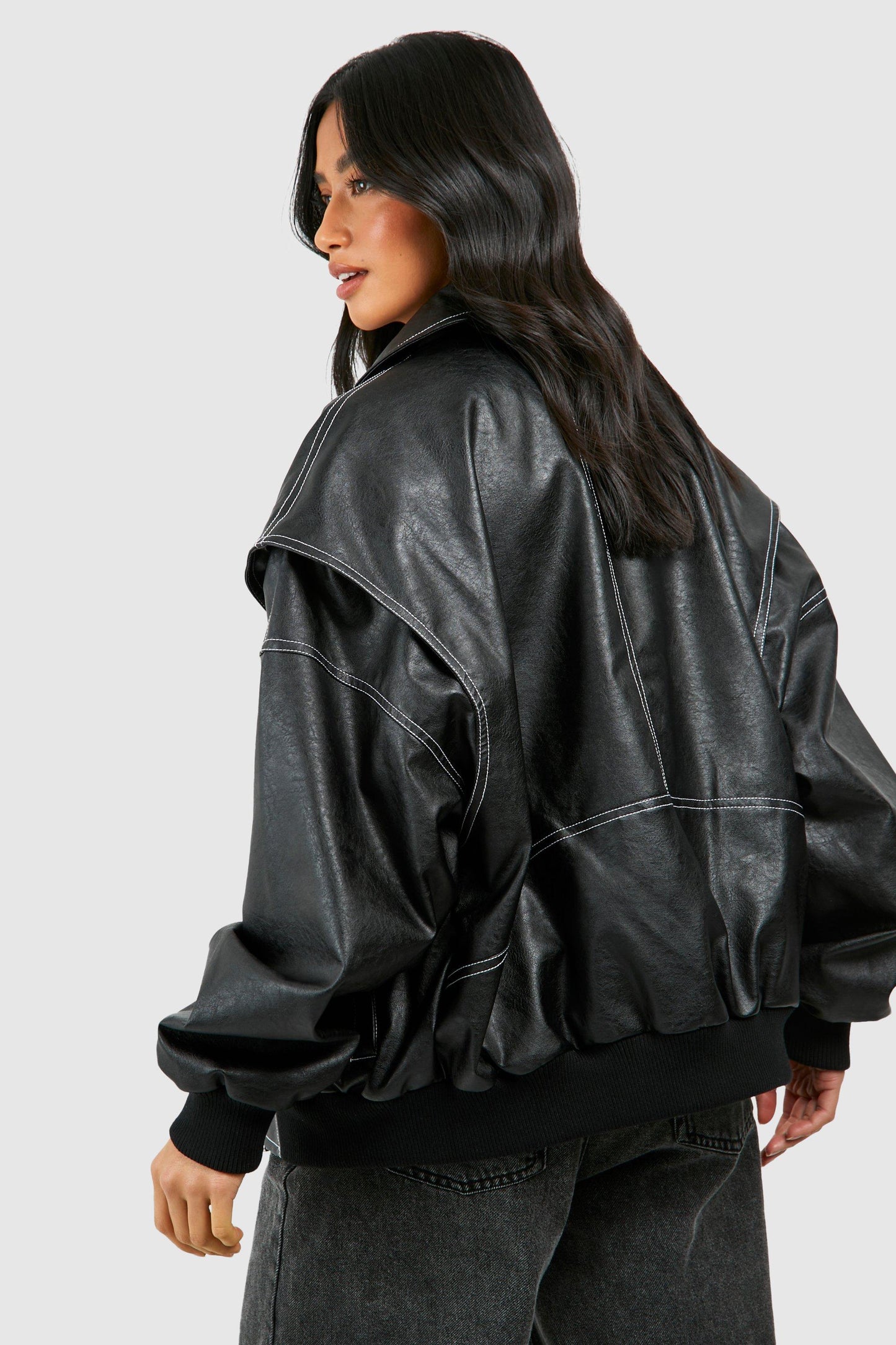 MetroFit™ - Bomber Chic Décontracté à Coupe Oversize