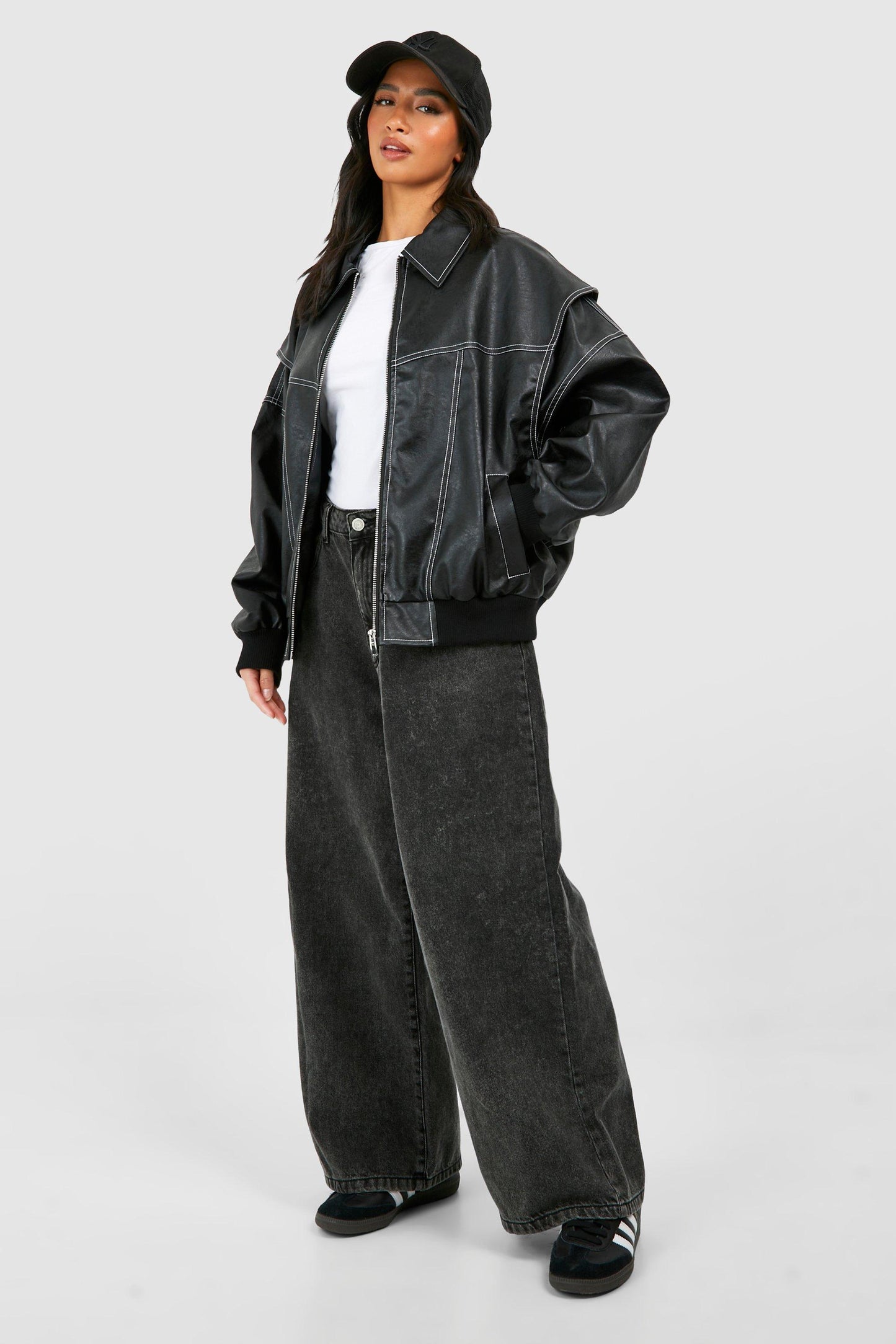 MetroFit™ - Bomber Chic Décontracté à Coupe Oversize