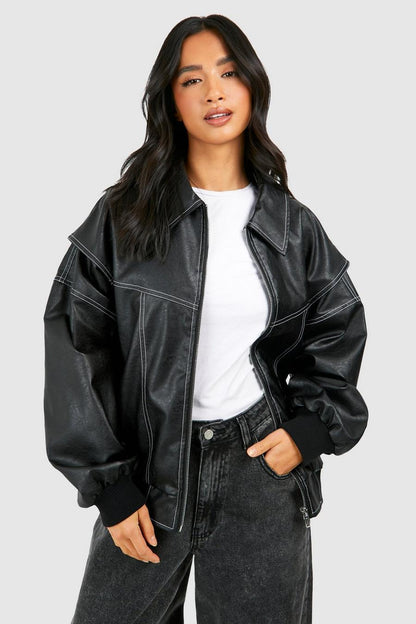 MetroFit™ - Bomber Chic Décontracté à Coupe Oversize