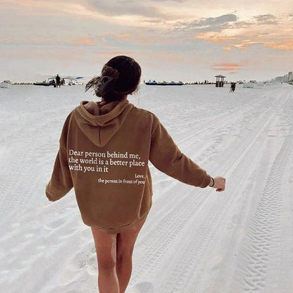 ChillPrint™ - Hoodie Stylé Avec Message au Dos