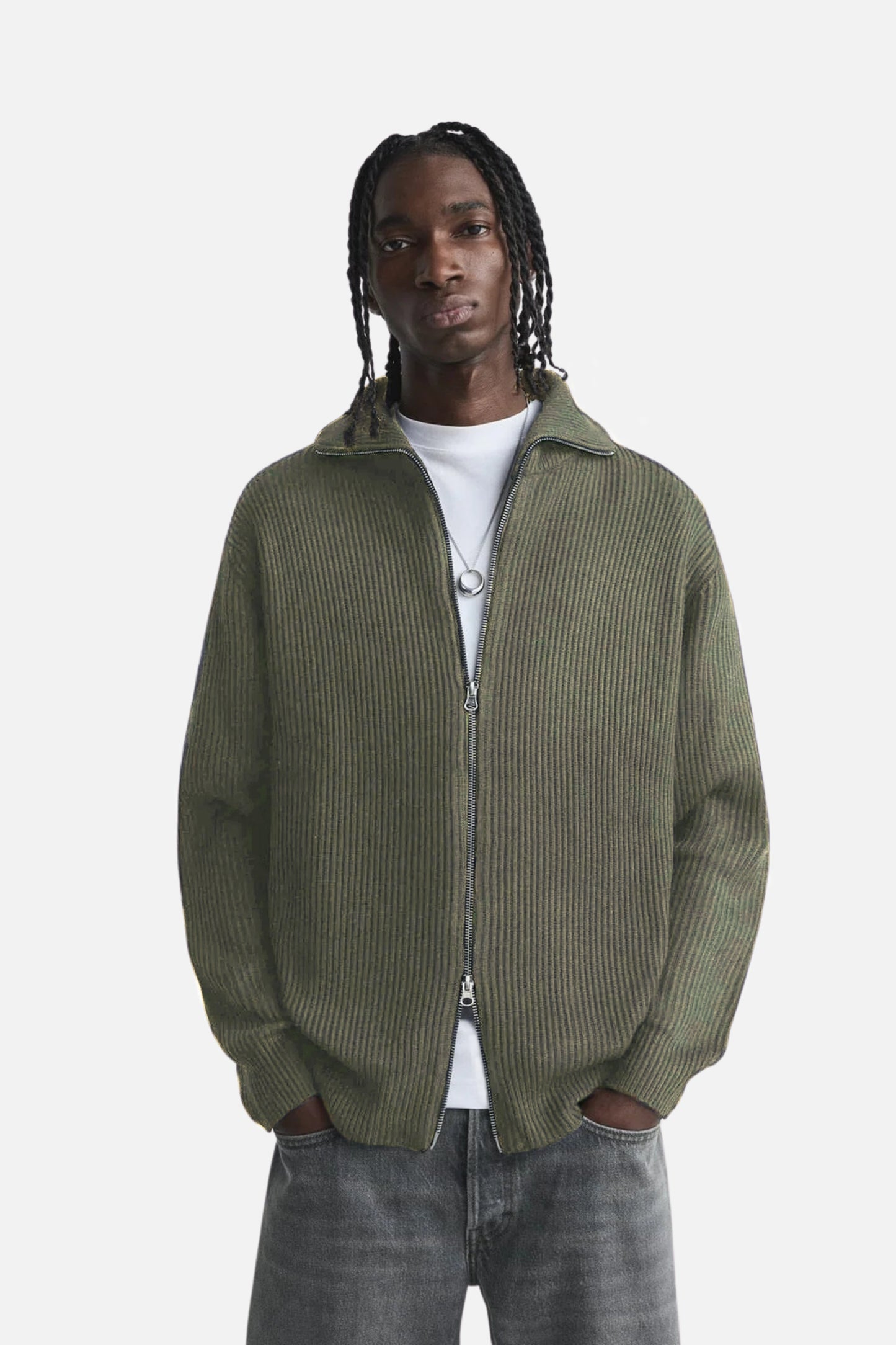 -50% Promotion | Gilet Zippé RibbedEase™ Pour Un Look Intemporel