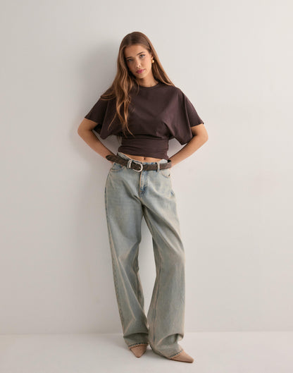 EasyChic™ - T-shirt à Manches Larges Légères et Tendance