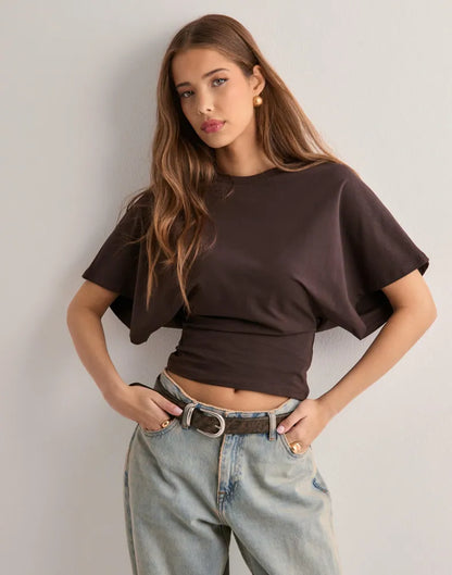 EasyChic™ - T-shirt à Manches Larges Légères et Tendance