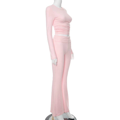 Ensemble Fashion Deux-Pièces TrendyTwee™ avec Pantalon Taille Haute