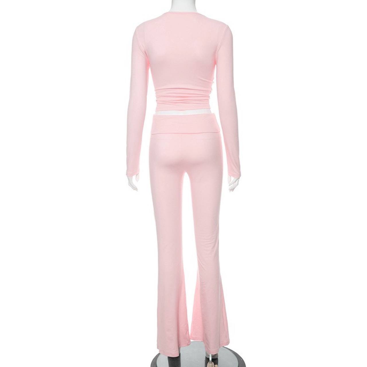 Ensemble Fashion Deux-Pièces TrendyTwee™ avec Pantalon Taille Haute