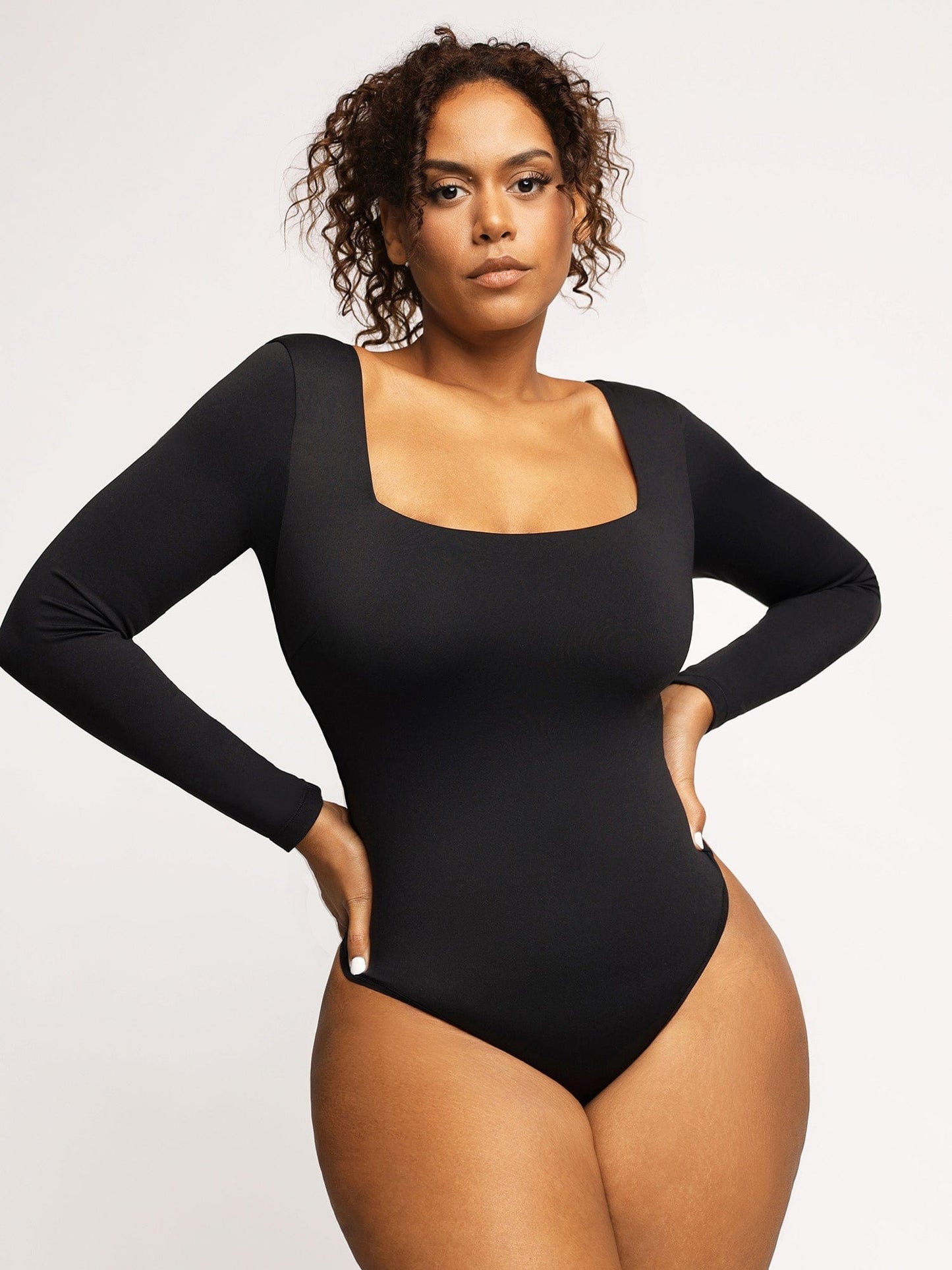 ClassiShape™ Bodysuit Sans Coutures à Manches Longues