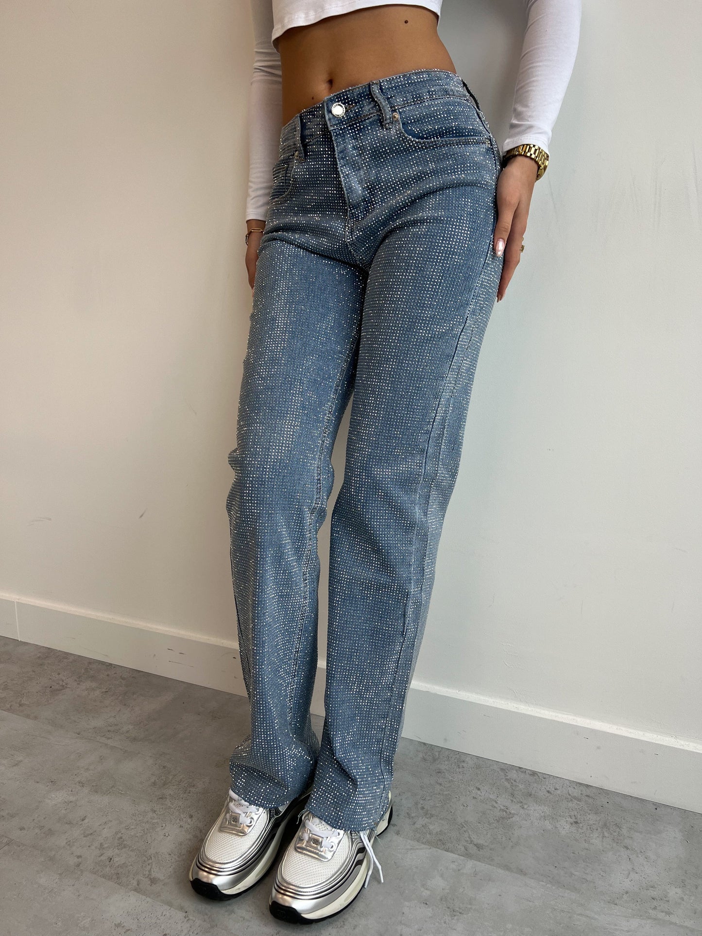 LuxeDenim™ - Jeans Étincelants
